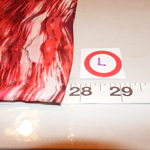 👗S.L.fashions Red Orange Belted Scoop Neck - Picture 6 of 8